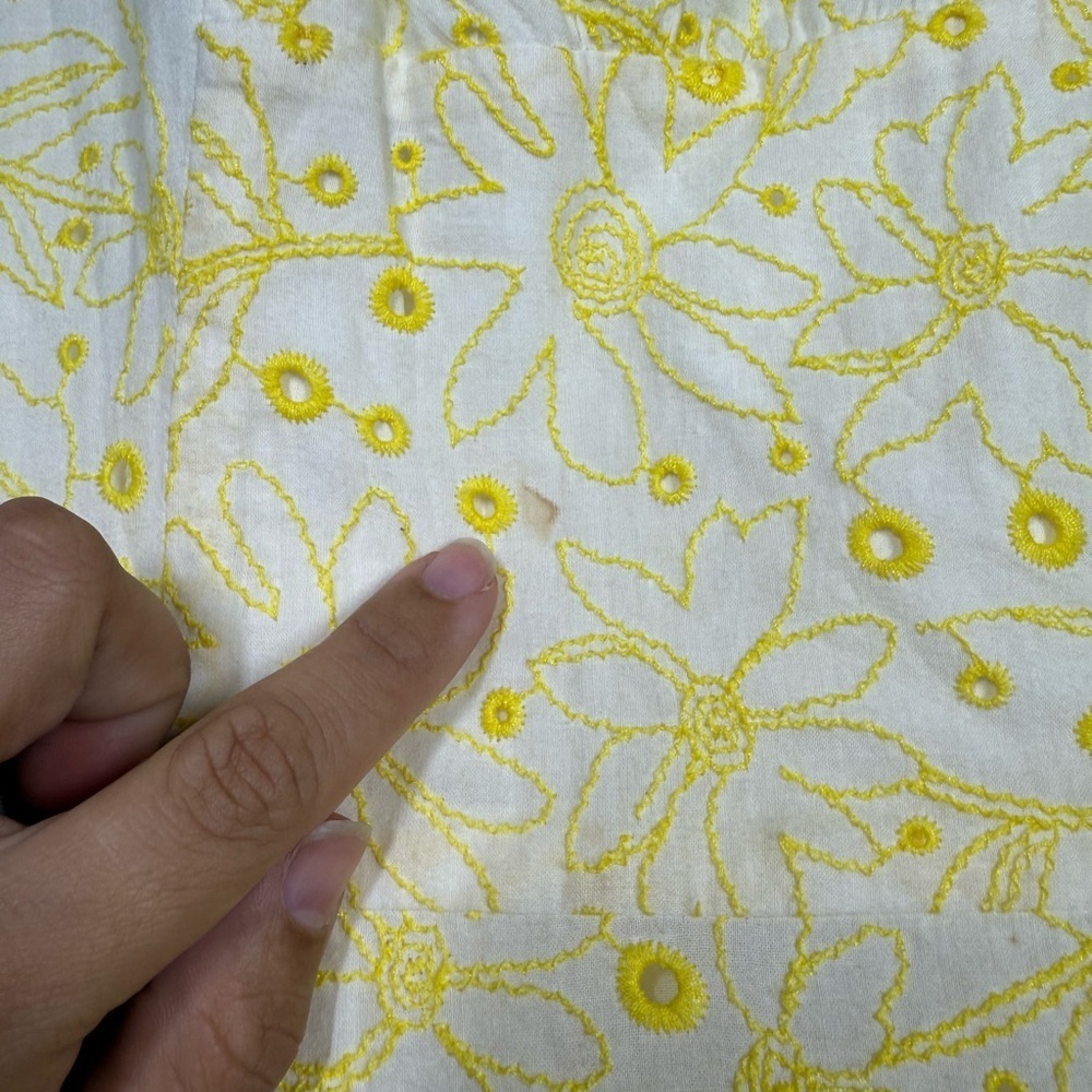 Lilly Pulitzer Blossom Dandelion Embroidered Eyelet Dress Size 2 - Picture 7 of 12